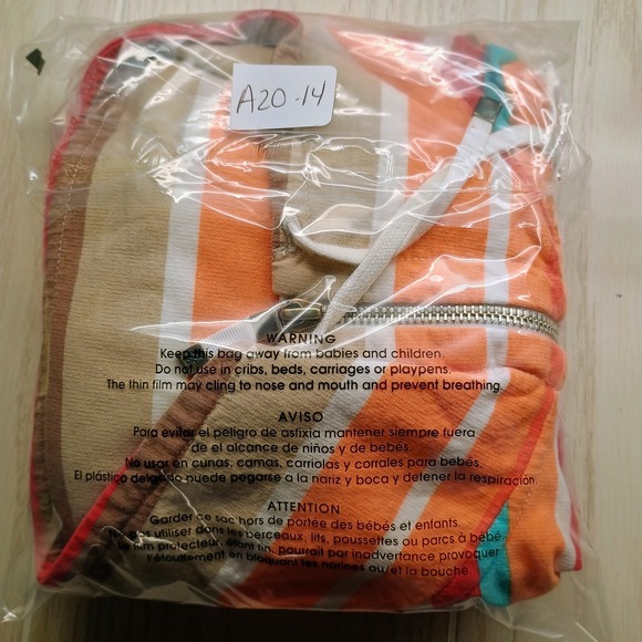 Tommy Bahama Horizontal Multi‎ Color Striped Full-Zip Sweatshirt Jacket SMALL - Picture 9 of 9